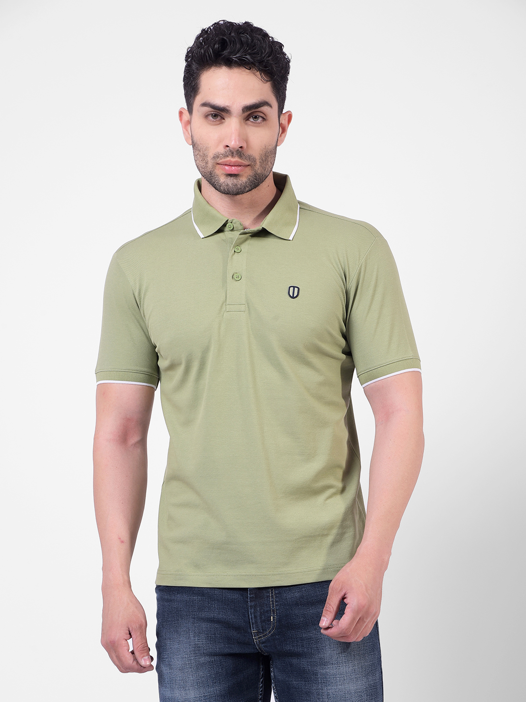Numero Uno Men Solid Green T-Shirt